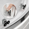 Душевая дверь в нишу WASSERKRAFT LIPPE 45S08 150 см