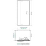 Душевой уголок WASSERKRAFT BERKEL 48P21 120x90 см