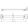 Фиксатор для стеклянной шторки WASSERKRAFT D162