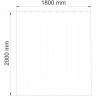 Шторка для ванной WASSERKRAFT SALM SC-13101